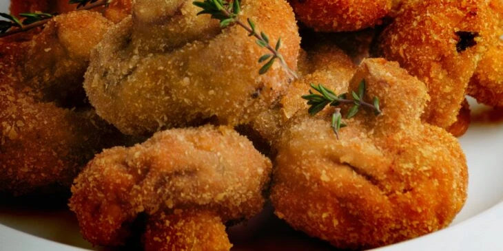 Cogumelo Portobello à Milanesa