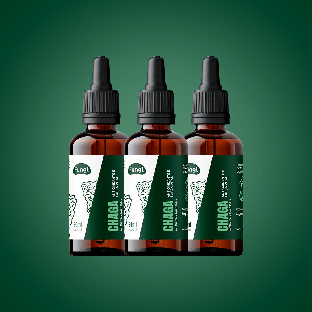 Chaga – Antioxidante e Força Vital em Gotas