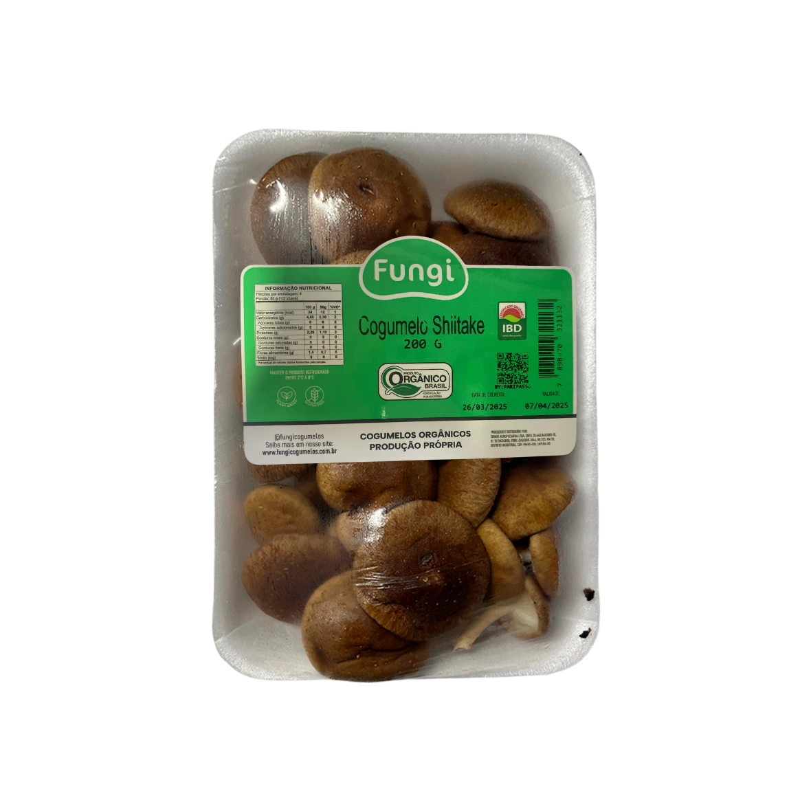 Cogumelo Shiitake In Natura Fungi