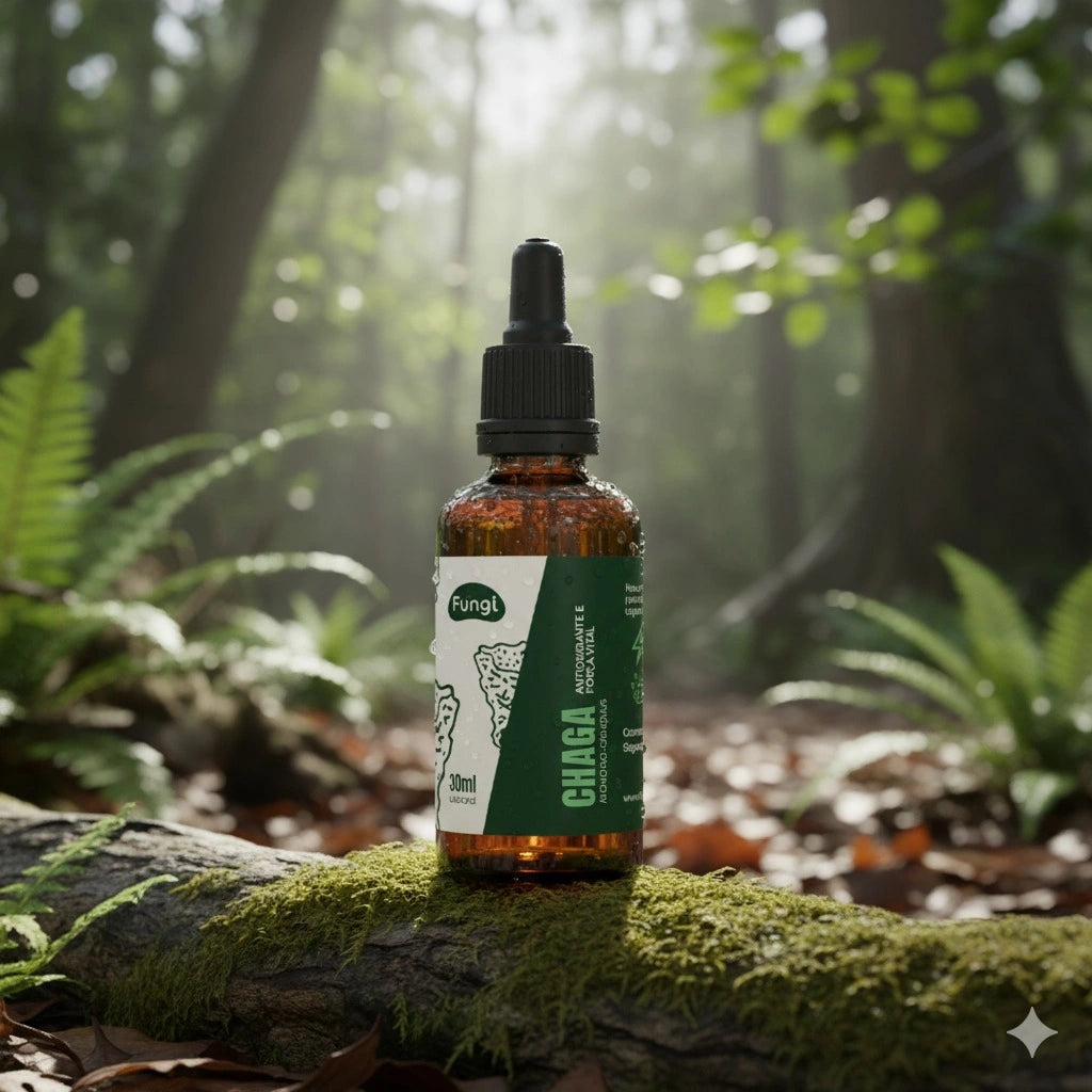 Chaga – Antioxidante e Força Vital em Gotas