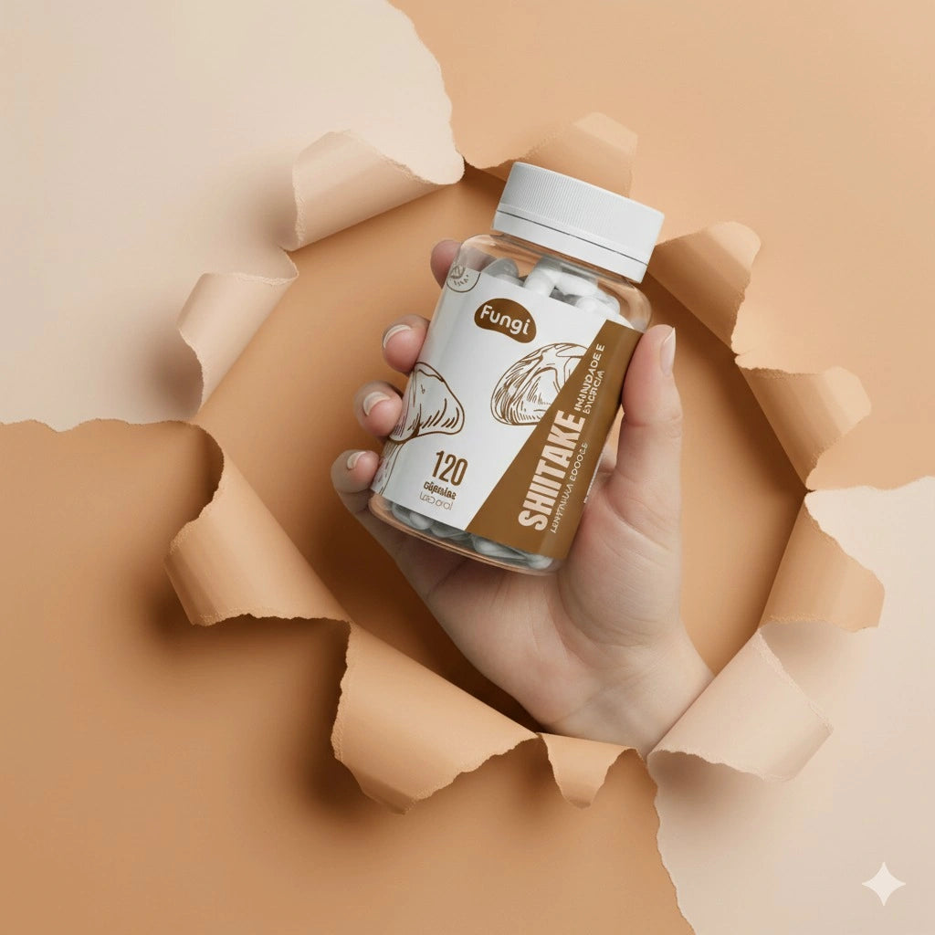 Shiitake em Cápsulas – Imunidade e Energia