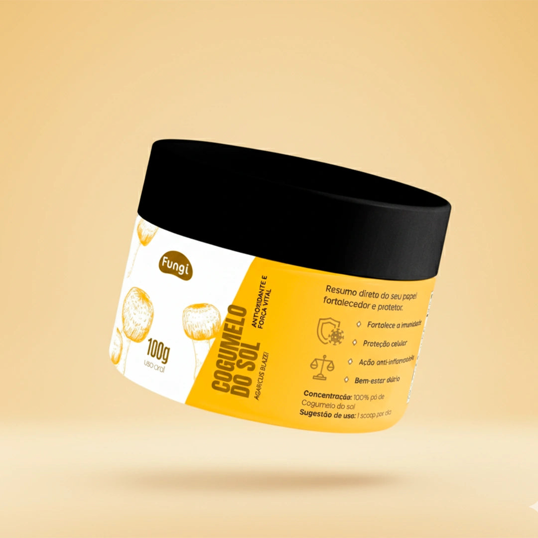 Cogumelo do Sol em Pó – Imunidade e Proteção
