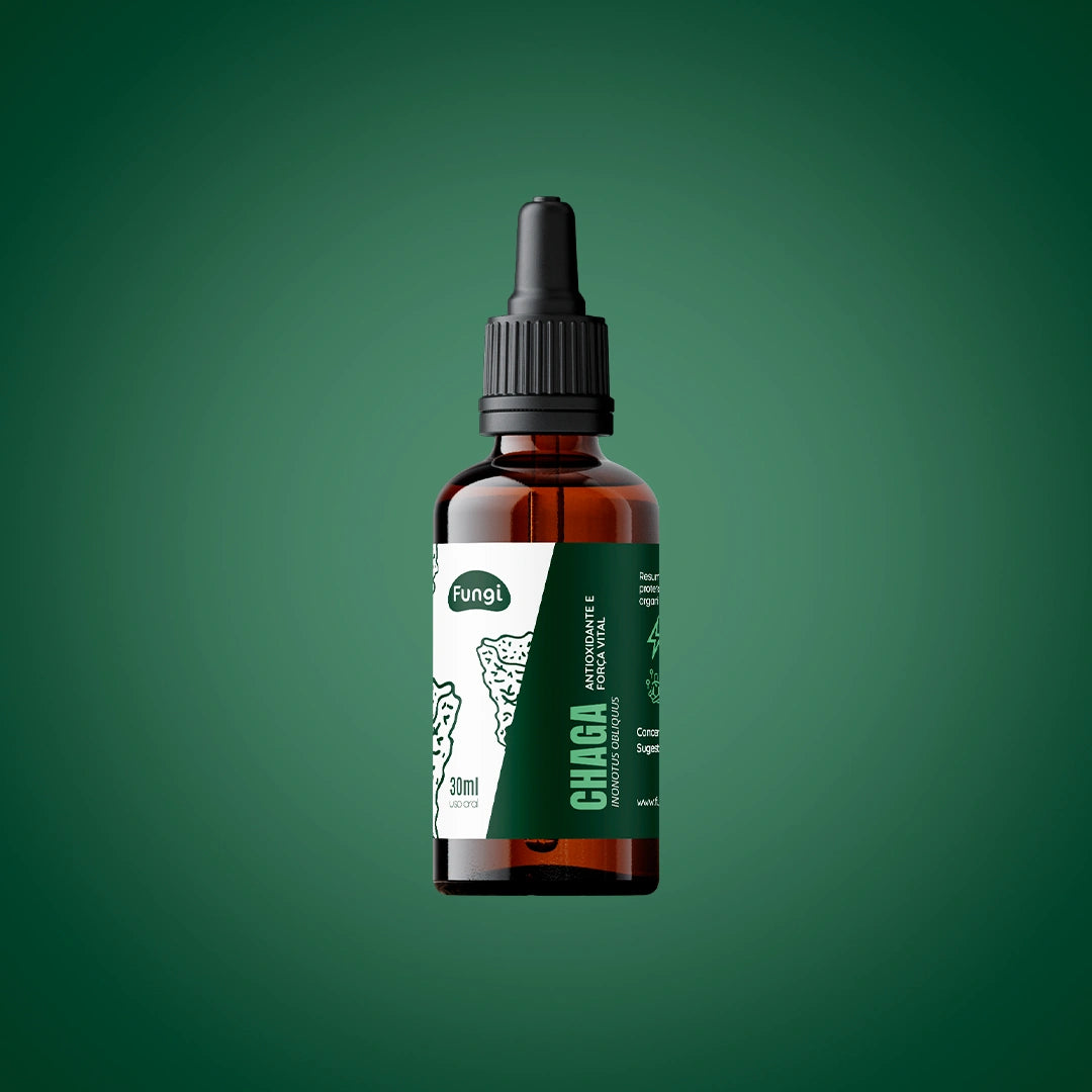 Chaga – Antioxidante e Força Vital em Gotas