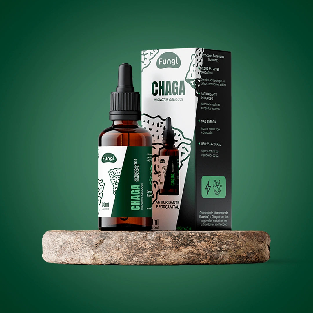 Chaga – Antioxidante e Força Vital em Gotas