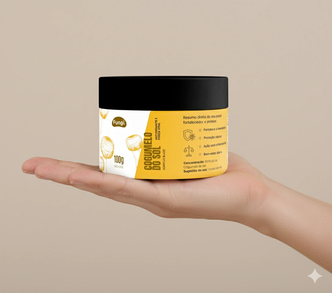 Cogumelo do Sol em Pó – Imunidade e Proteção