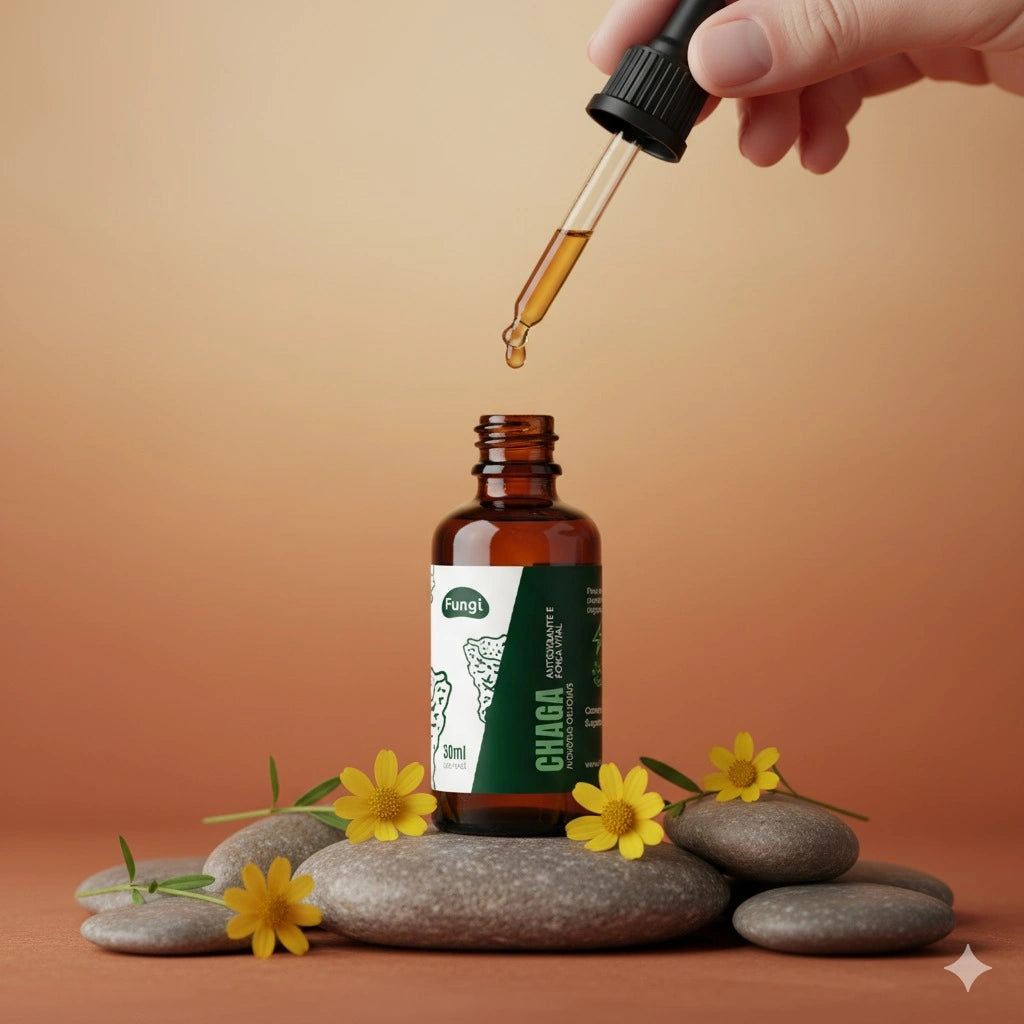 Chaga – Antioxidante e Força Vital em Gotas
