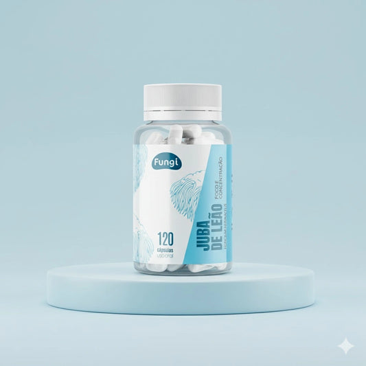 Juba de Leão em Cápsulas – Foco e Concentração