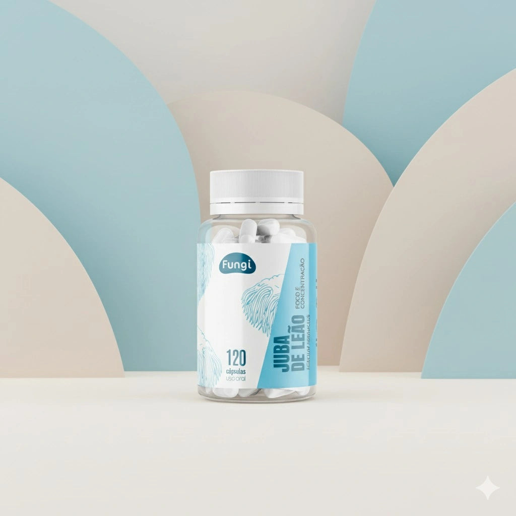 Juba de Leão em Cápsulas – Foco e Concentração