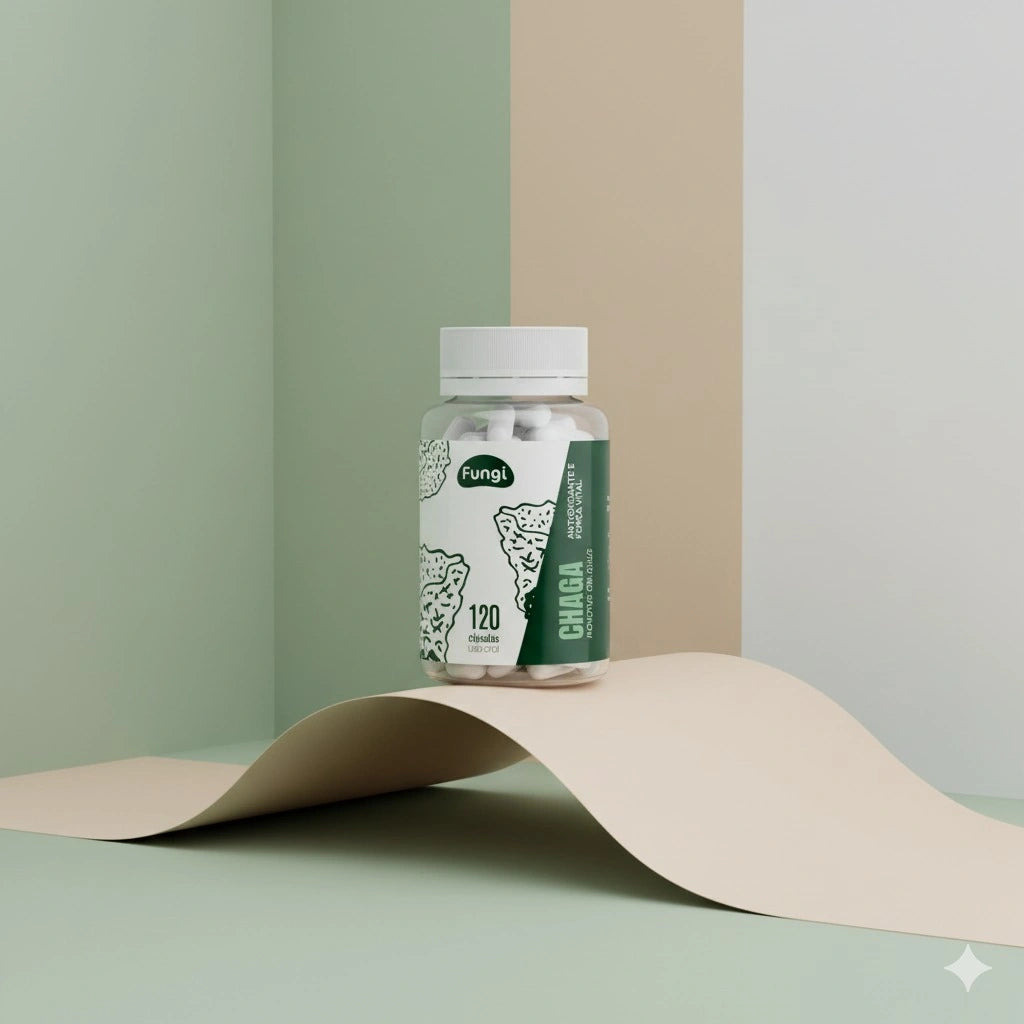 Chaga em Cápsulas – Antioxidante e Força Vital