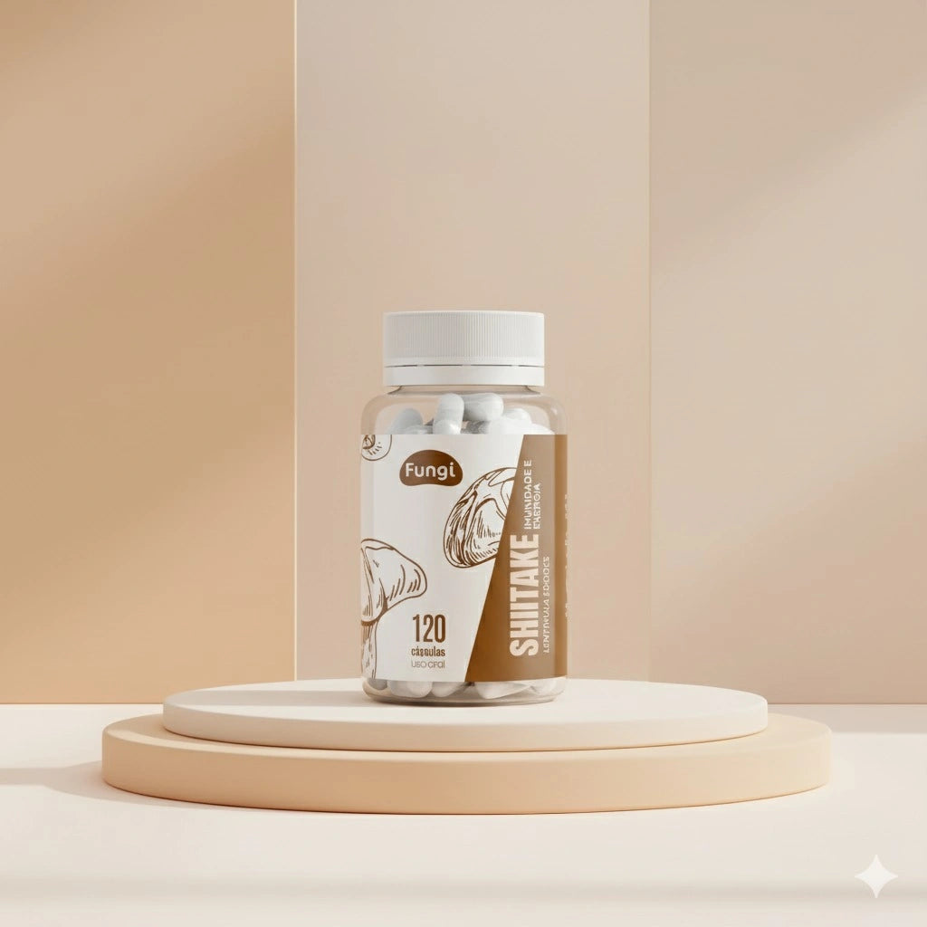 Shiitake em Cápsulas – Imunidade e Energia