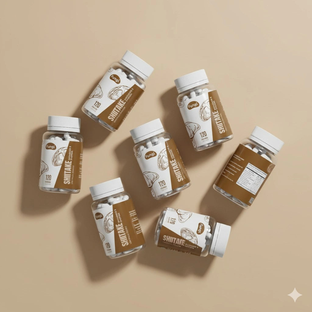 Shiitake em Cápsulas – Imunidade e Energia
