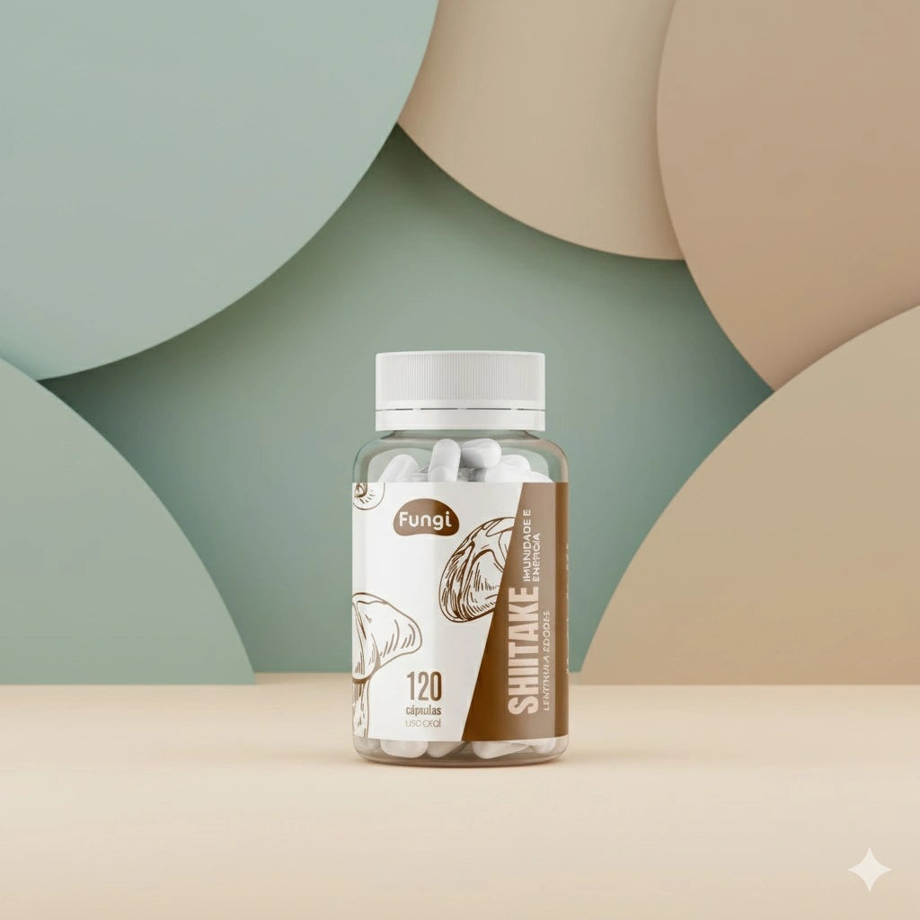 Shiitake em Cápsulas – Imunidade e Energia